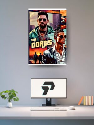 RONALDO , MESSI | GTA STYLE ART | POSTER