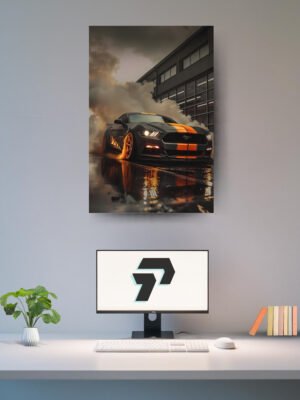 MUSTANG YELLOW/BLACK | POSTER
