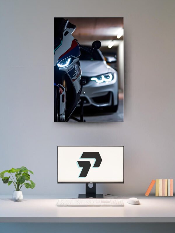 BMW S1000RR & BMW M3 CAR | POSTER