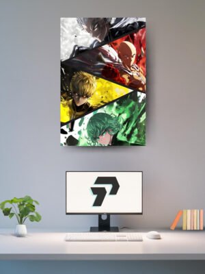 Saitama, Genos, Tatsumaki, and Garou | POSTER