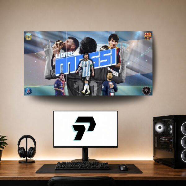 Lionel Messi – Split Poster 1IN3