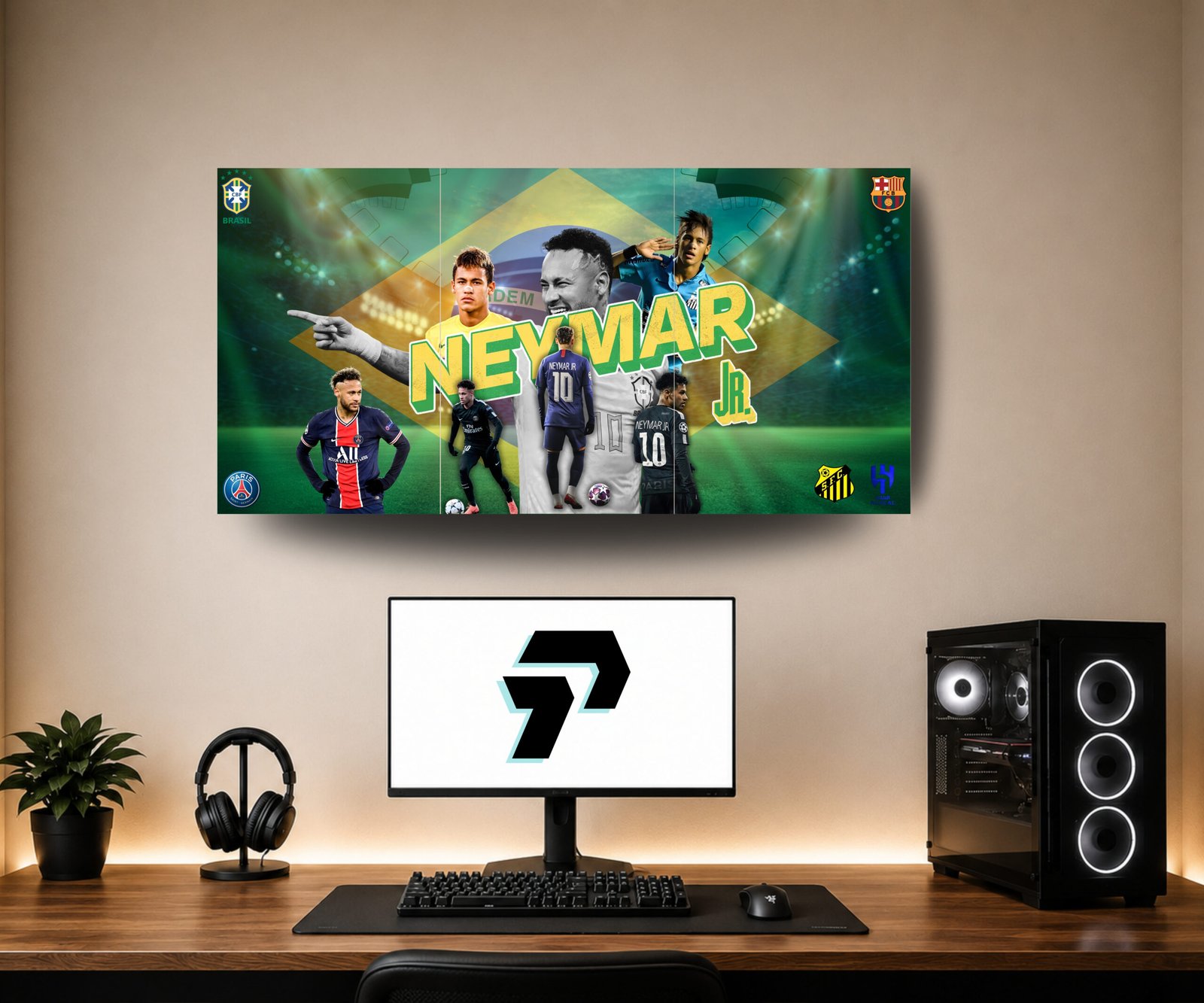 Neymar Jr. – Split Poster ⚽